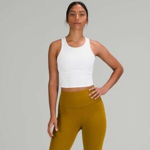 NWT Lululemon White Invigorate Train Tank Sz 12